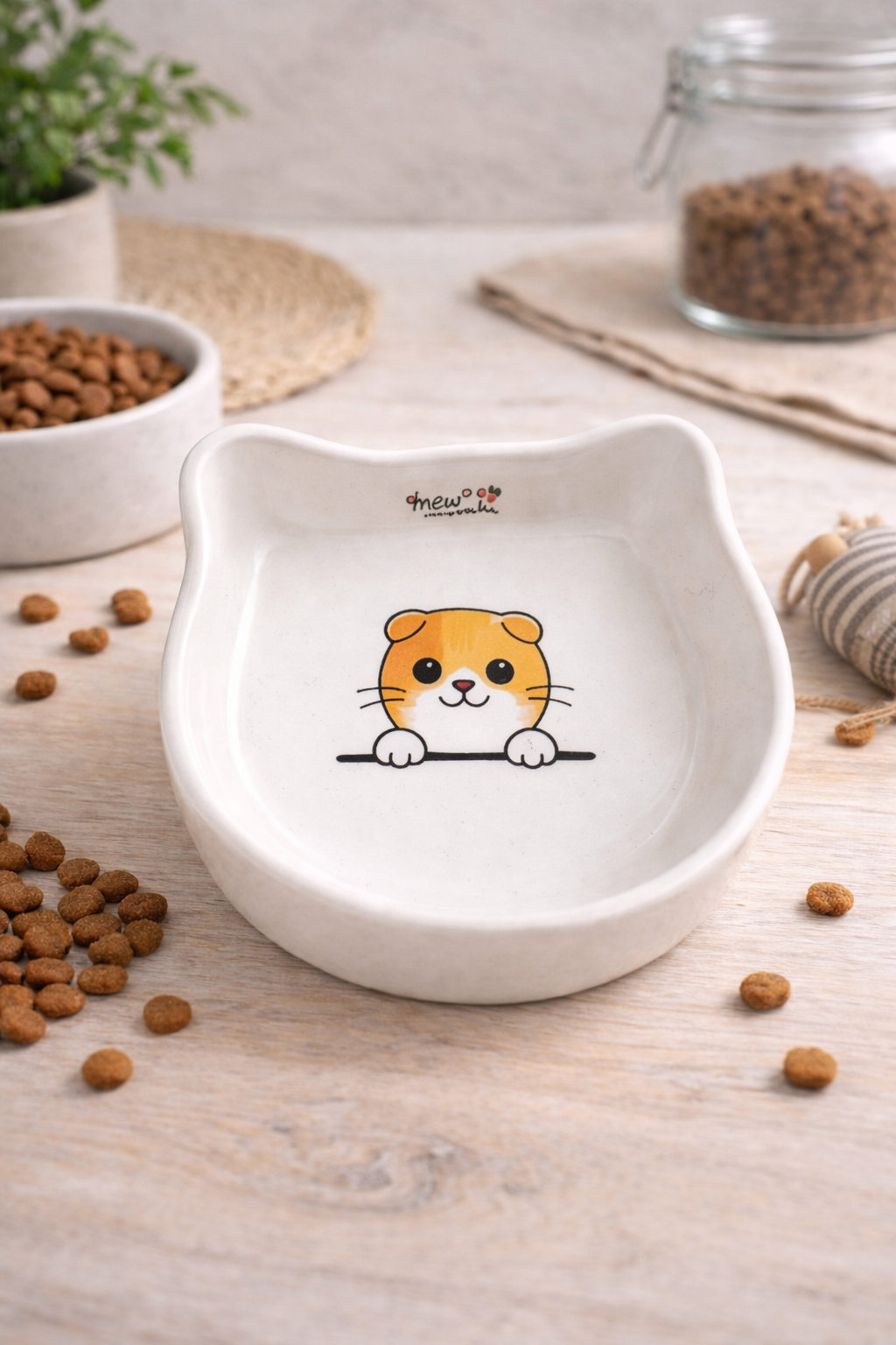 Günlük Kullanıma Uygun Seramik Mama Kabı – Konforlu ve Hijyenik