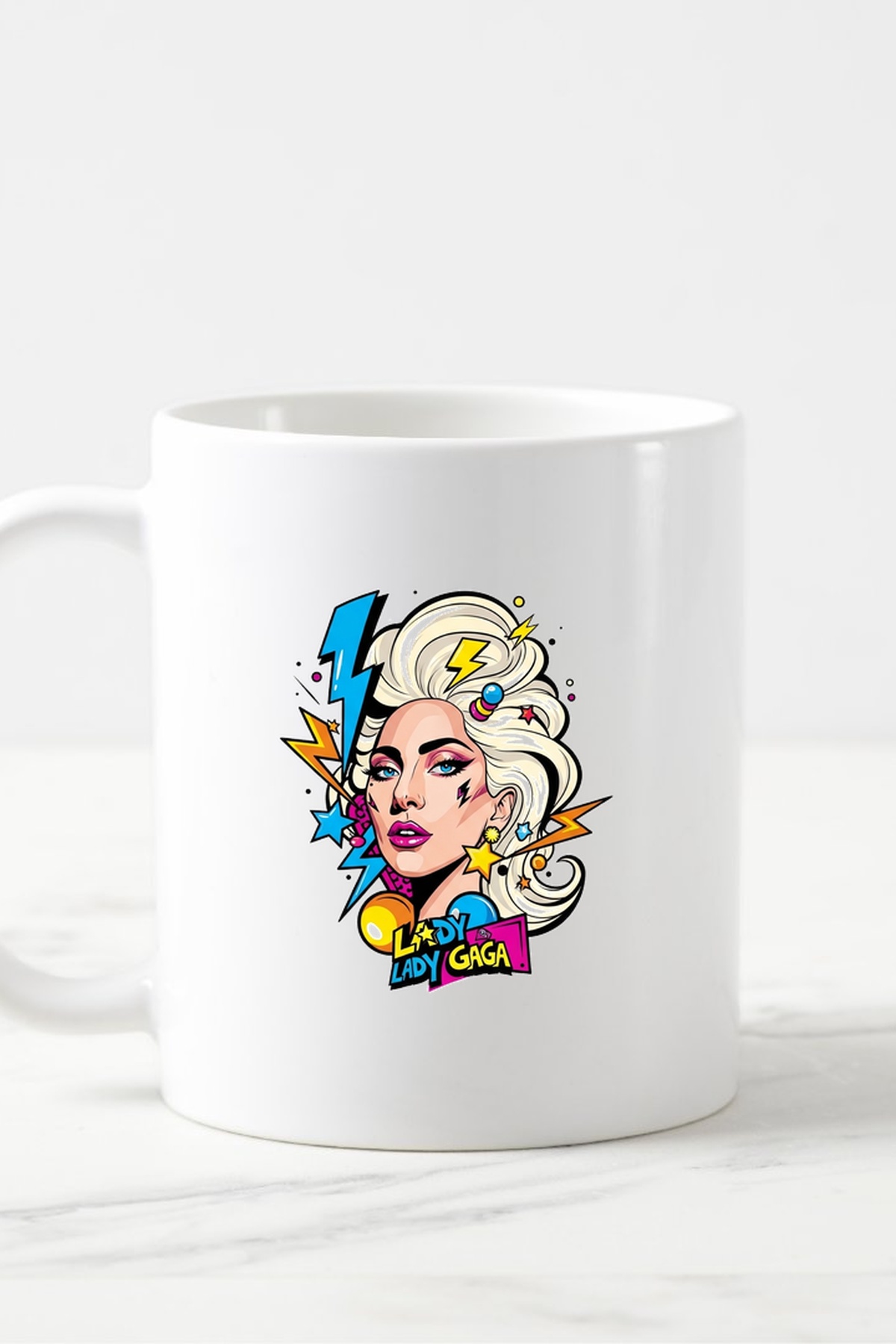 Lady Gaga - Müzik Grupları Kupa Bardak