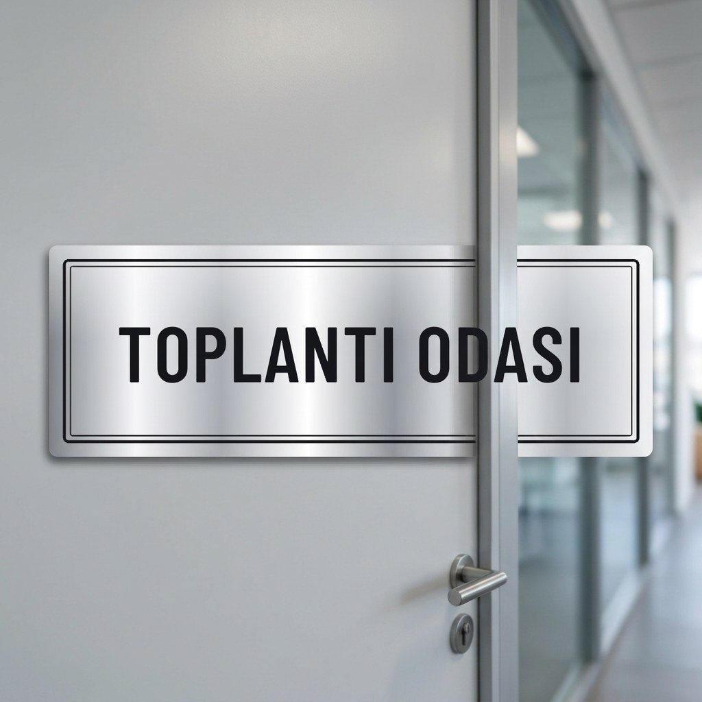 Toplantı Odası Kapı Levhası fotoğraf 2