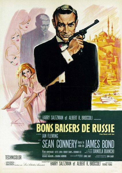007 From Russia With Love Film Posteri – Duvar Tablosu poster görseli