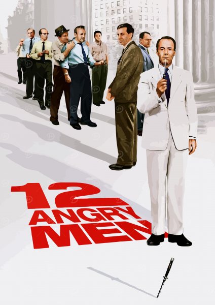 12 Angry Men Film Posteri – Duvar Tablosu poster görseli