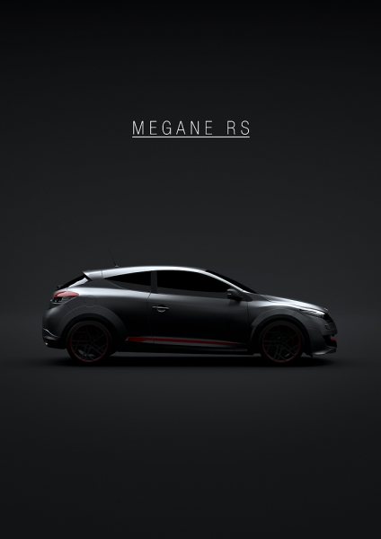 2010 Renault Megane RS MK3 Araba Posteri – Duvar Tablosu poster görseli