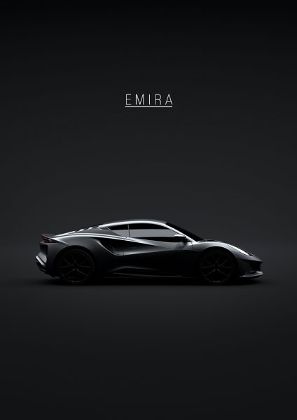 2022 Lotus Emira Araba Posteri – Duvar Tablosu poster görseli