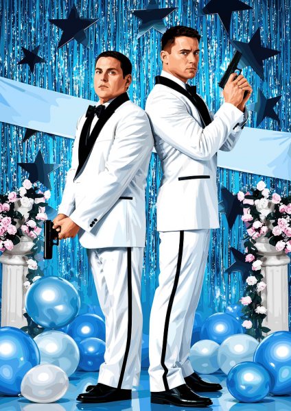 21 Jump Street Movie Poster Art Film Posteri – Duvar Tablosu duvarda gerçek ölçek