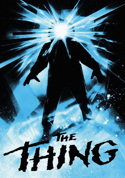 80s The Thing Horror Film Posteri – Duvar Tablosu poster görseli
