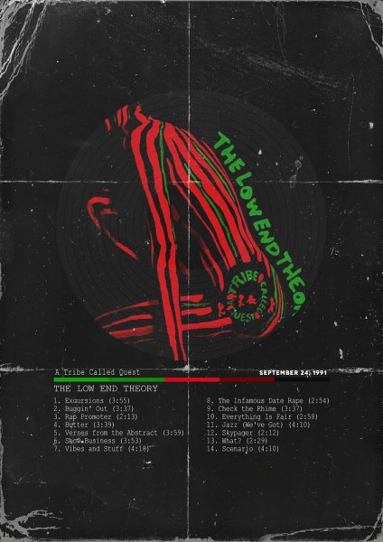 A Tribe Called Quest Müzik Posteri – Duvar Tablosu poster görseli