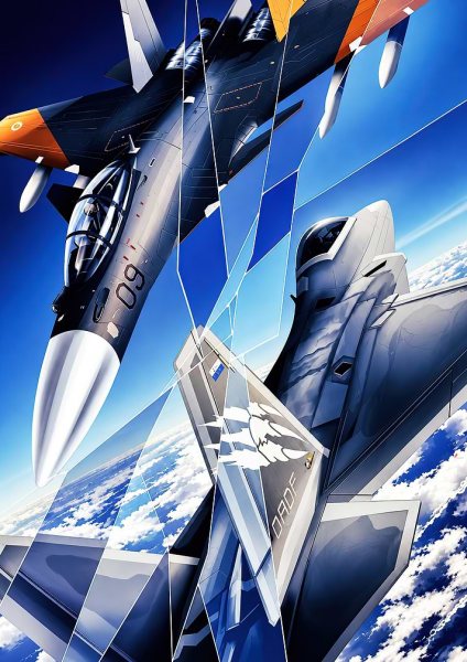 Ace Combat Fighter Jet Aerial Battle Film Posteri – Duvar Tablosu poster görseli