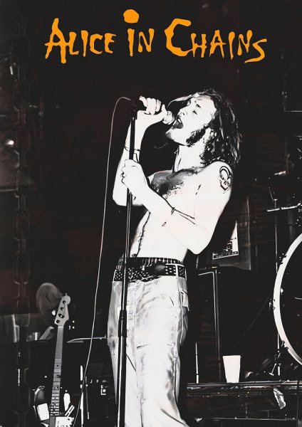 Alice In Chains Müzik Posteri – Duvar Tablosu duvarda gerçek ölçek