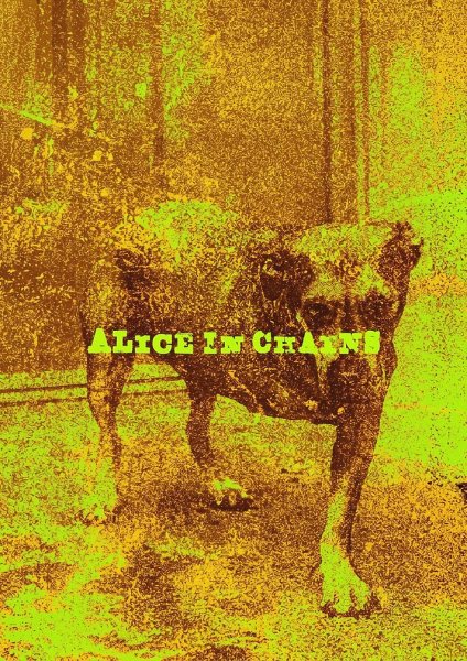 Alice in Chains Tripod Album Art Müzik Posteri – Duvar Tablosu duvarda gerçek ölçek