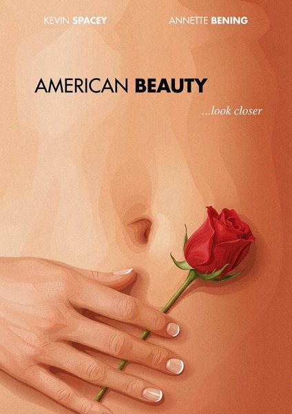 American Beauty Movie Poster Art Film Posteri – Duvar Tablosu duvarda gerçek ölçek