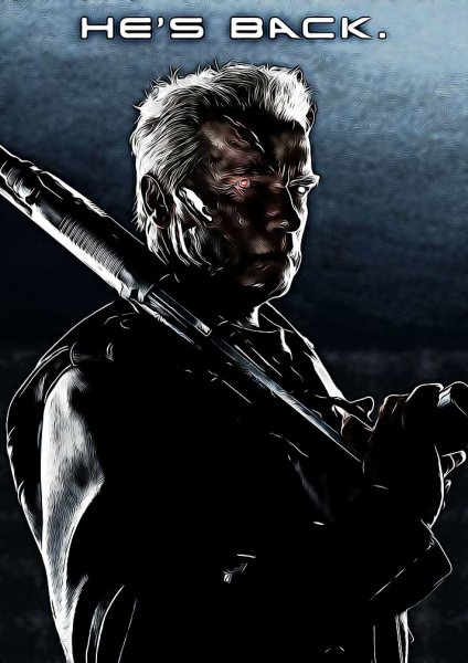 Arnold Schwarzenegger Film Posteri – Duvar Tablosu duvarda gerçek ölçek