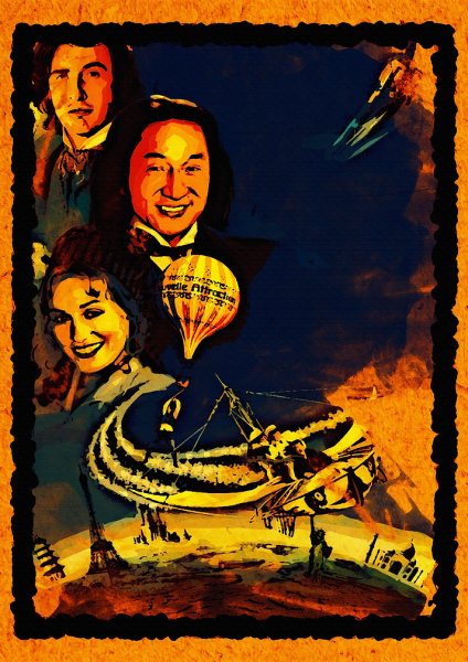 Around The World In 80 Day Film Posteri – Duvar Tablosu poster görseli