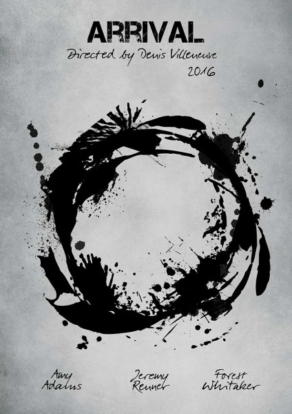Arrival by Denis Villeneuve Film Posteri – Duvar Tablosu duvarda gerçek ölçek