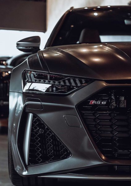 Audi RS6 Front Grille Araba Posteri – Duvar Tablosu duvarda gerçek ölçek