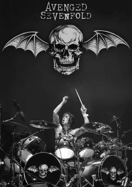 avenged sevenfold Müzik Posteri – Duvar Tablosu duvarda gerçek ölçek