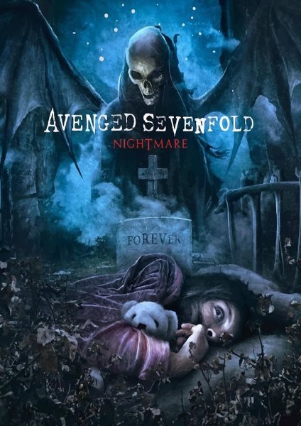 Avenged Sevenfold Nightmare Album Art Müzik Posteri – Duvar Tablosu poster görseli