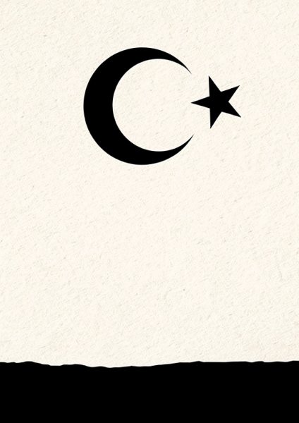 Ay Yıldız Posteri – Minimal Duvar Tablosu poster görseli