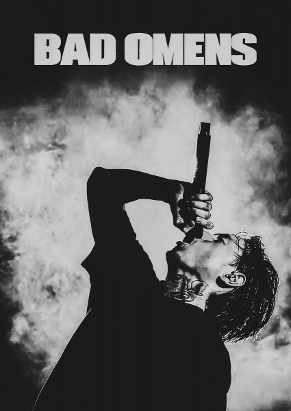 Bad Omens Band Müzik Posteri – Duvar Tablosu duvarda gerçek ölçek