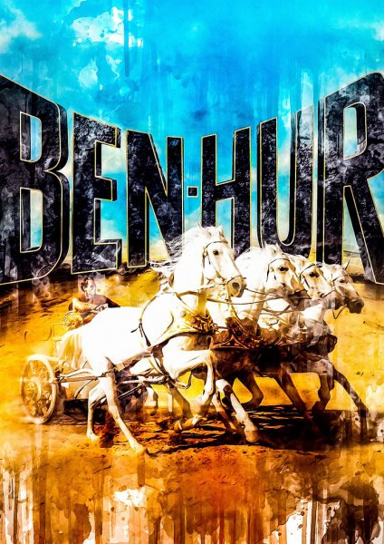 Ben Hur 1 Film Posteri – Duvar Tablosu poster görseli