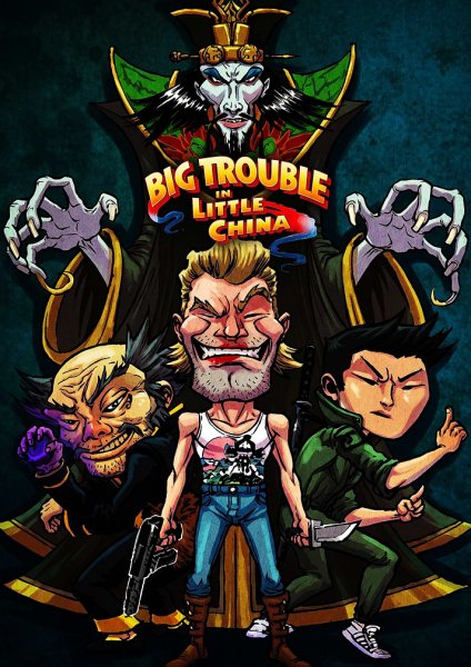 Big Trouble in Little China Film Posteri – Duvar Tablosu duvarda gerçek ölçek
