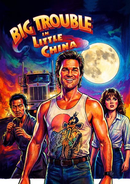 Big Trouble in Little China Film Posteri – Duvar Tablosu