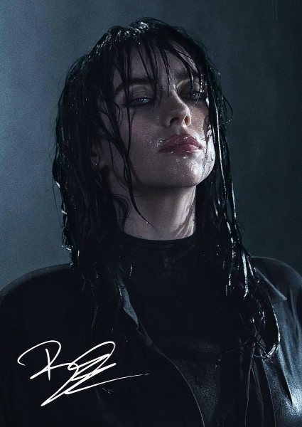 Billie Eilish Müzik Posteri – Duvar Tablosu poster görseli