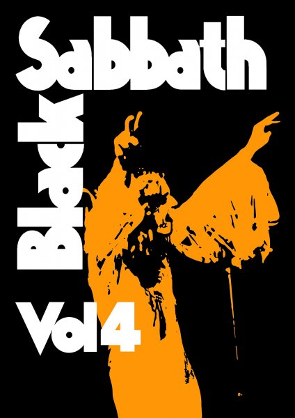 Black Sabbath Vol 4 Album Cover Müzik Posteri – Duvar Tablosu poster görseli