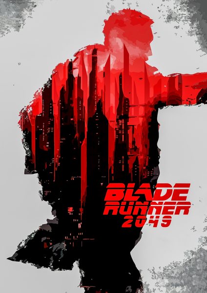 Blade Runner 2049 Movie Film Posteri – Duvar Tablosu duvarda gerçek ölçek
