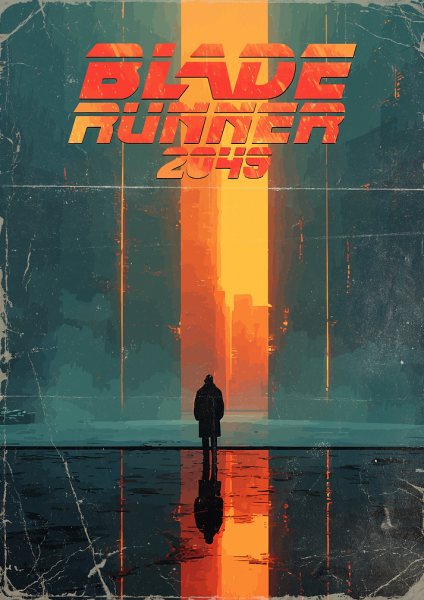 Blade Runner 2049 Movie Film Posteri – Duvar Tablosu duvarda gerçek ölçek