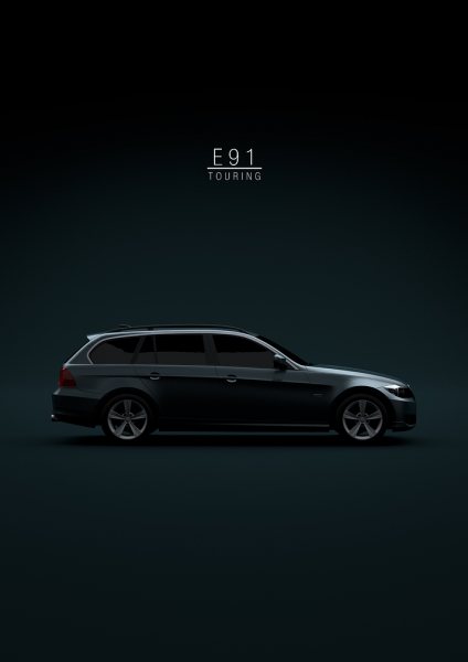 BMW E91 Touring Araba Posteri – Duvar Tablosu