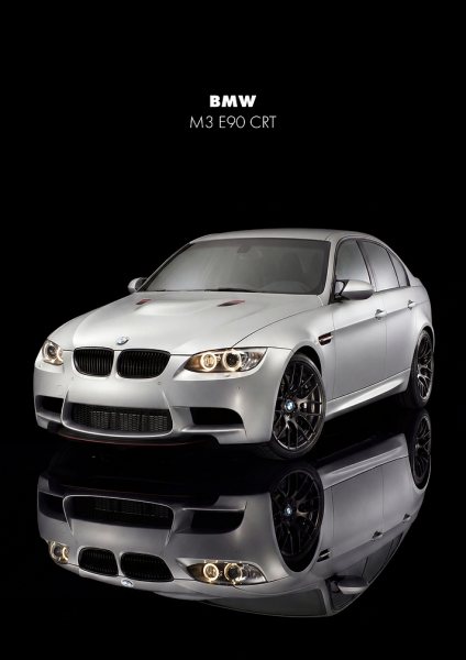 BMW M3 E90 CRT Car Araba Posteri – Duvar Tablosu