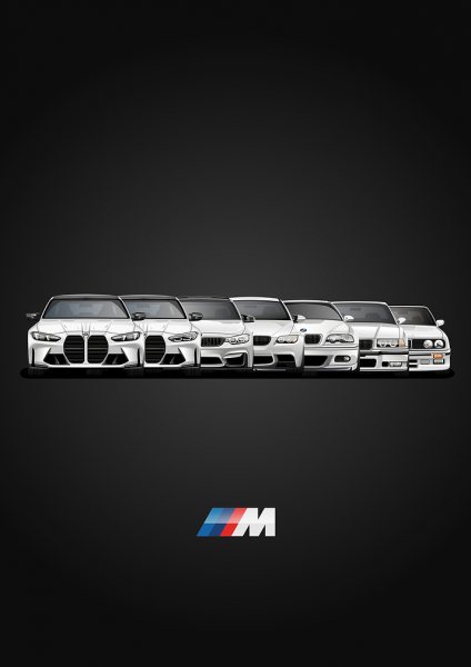 BMW M3 Evolution Araba Posteri – Duvar Tablosu