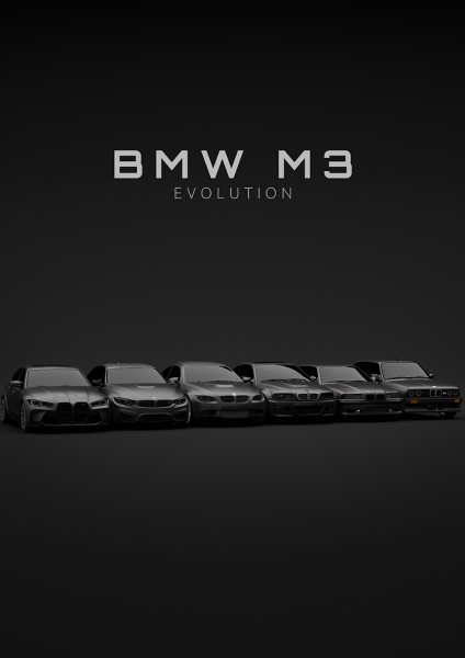 BMW M3 Evolution Araba Posteri – Duvar Tablosu duvarda gerçek ölçek