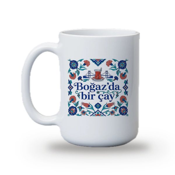 "Boğaz'da bir çay" Baskılı Kupa