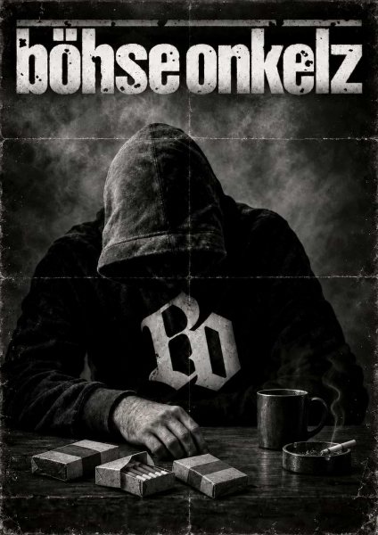 Böhse Onkelz Hooded Figure Müzik Posteri – Duvar Tablosu