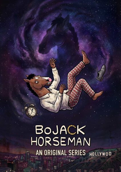 BoJack Horseman Falling Through Space Film Posteri – Duvar Tablosu duvarda gerçek ölçek