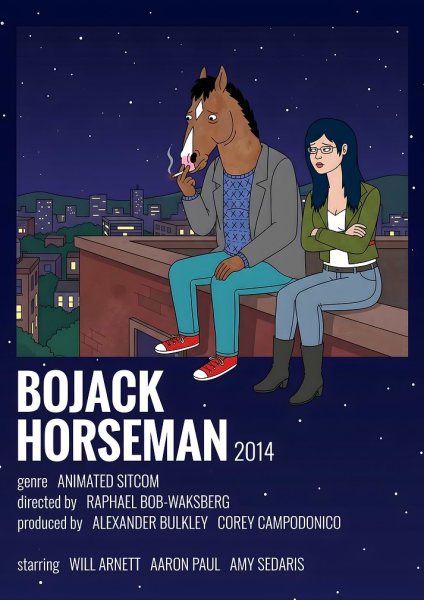 Bojack Horseman Minimalist Film Posteri – Duvar Tablosu