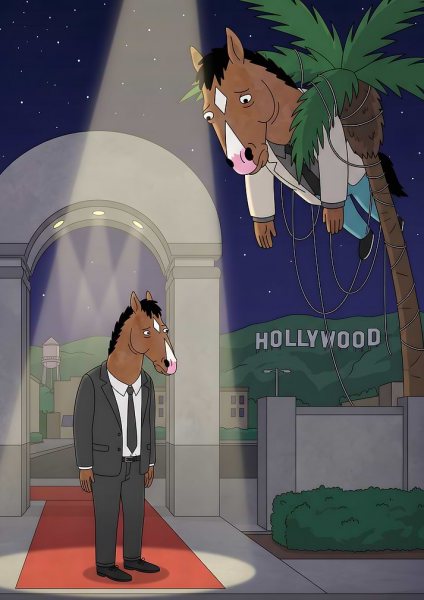 Bojack Horseman Surreal Encounter Film Posteri – Duvar Tablosu duvarda gerçek ölçek