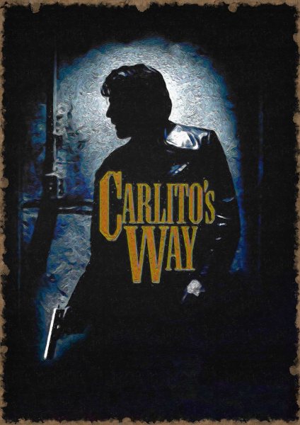 Carlito's Way Movie Film Posteri – Duvar Tablosu duvarda gerçek ölçek