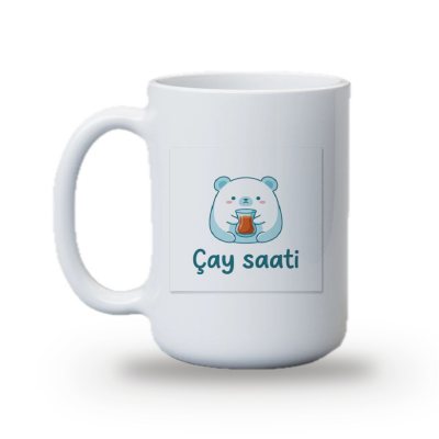 "Çay saati" Baskılı Kupa