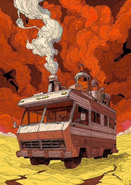 Chemical Campervan Film Posteri – Duvar Tablosu poster görseli