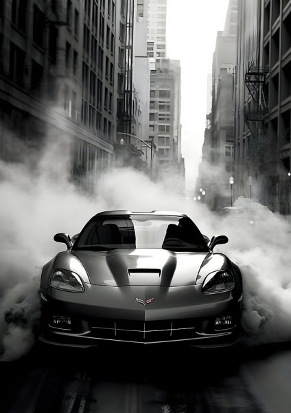 Corvette C6 Stingray Araba Posteri – Duvar Tablosu