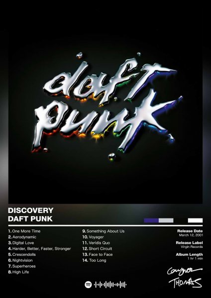 Daft Punk - Discovery Müzik Posteri – Duvar Tablosu poster görseli