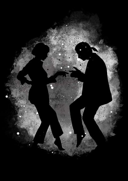 Dance pulp Film Posteri – Duvar Tablosu duvarda gerçek ölçek