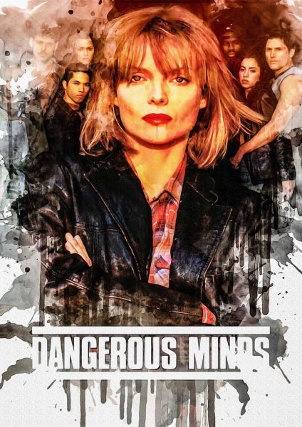Dangerous Minds Film Posteri – Duvar Tablosu duvarda gerçek ölçek