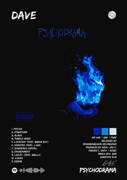 Dave Psychodrama Müzik Posteri – Duvar Tablosu poster görseli