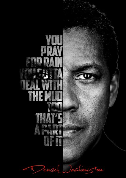 Denzel Washington Film Posteri – Duvar Tablosu poster görseli