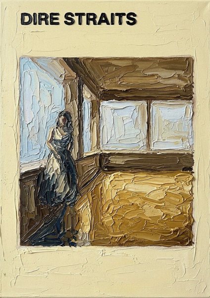 Dire Straits Album Cover Painting Müzik Posteri – Duvar Tablosu duvarda gerçek ölçek