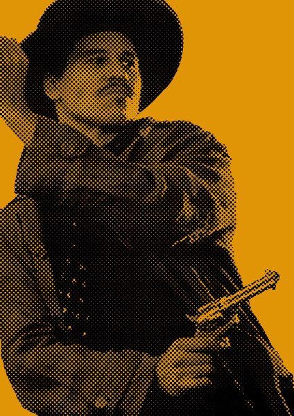 Doc Holliday Film Posteri – Duvar Tablosu duvarda gerçek ölçek