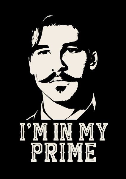 Doc Holliday Im In My Prime Tombstone Metal Film Posteri – Duvar Tablosu duvarda gerçek ölçek